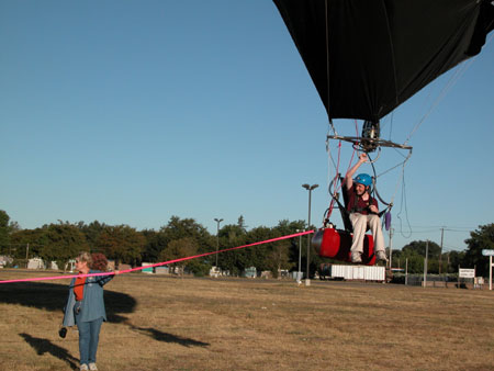 Miller joined Rominger’s crew to assist in a tethered evaluation.