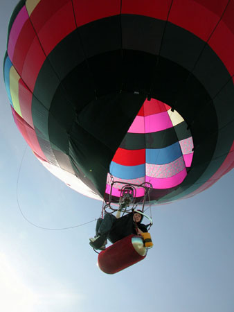 Rominger and Miller selected an open farm field near Roseville for launch.