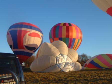 Saturday morning brought clear skies