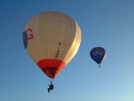 The team from G-EECO returned home to Surrey