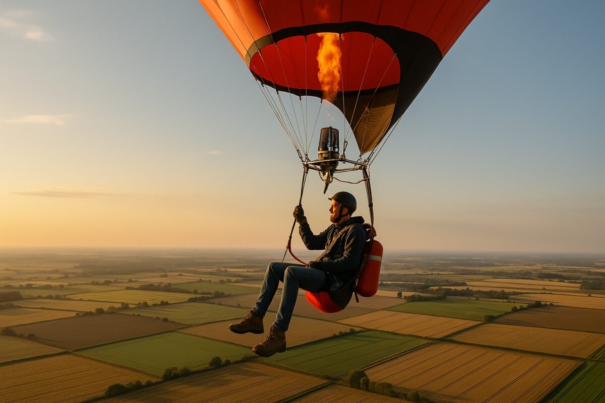 Exploring the Adventure of Flying a Single Person Cloudhopper